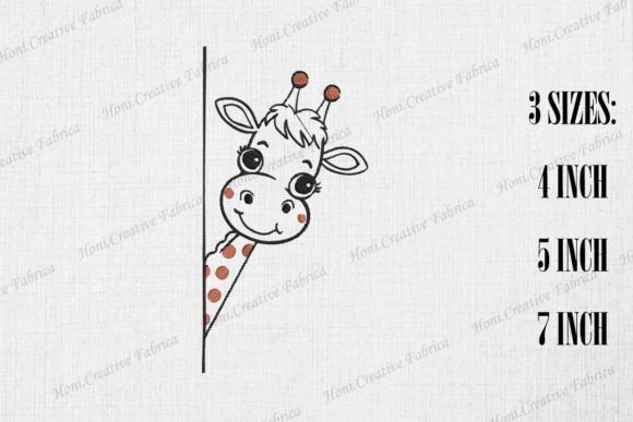 Cute Giraffe Peeking from Wall Review