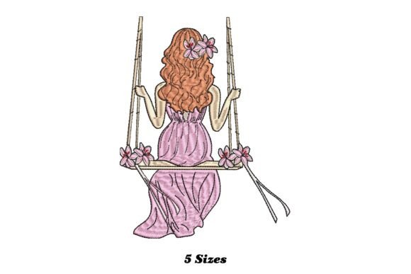 Girl on Swing Embroidery Review