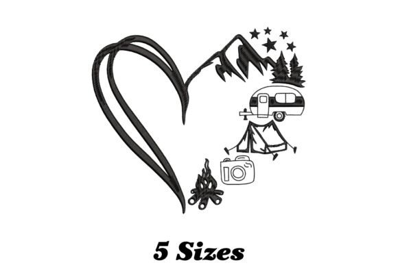 Heart Camping Embroidery Design Review