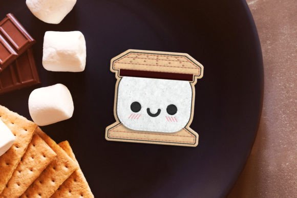 Kawaii Cartoon Smore ITH Feltie Applique Review