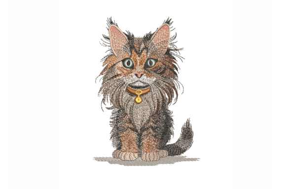Maine Coon Cat Embroidery Review