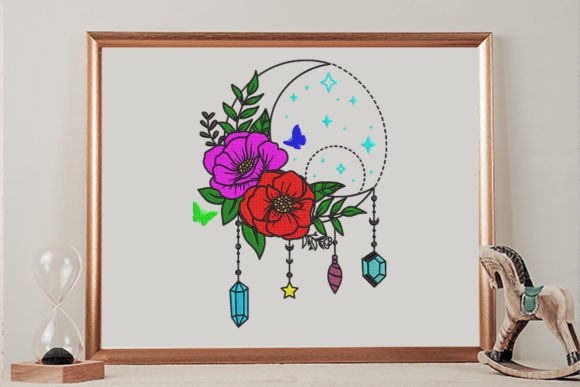 Moon Boho Floral Embroidery Design Review