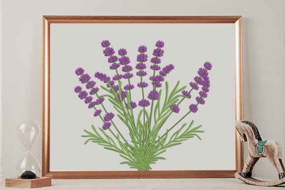 Review: Lavender Flowers Embroidery Design