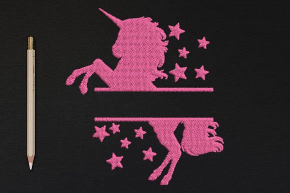 Standing Unicorn Split Text Frame Review