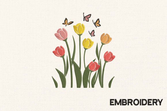 Tulips with Butterfly Review